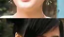 张天爱灵隐寺吃瓜