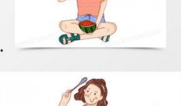 吃瓜卡通少女萌,卡通世界里的甜蜜冒险