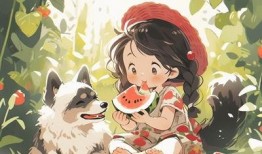 吃瓜卡通少女萌,卡通世界里的甜蜜冒险